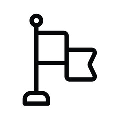A flag icon representing a goal, milestone, or achievement