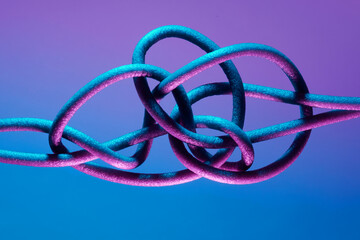 Stress in Purple : Tied in a Knot