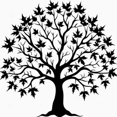 maple-tree-silhouette