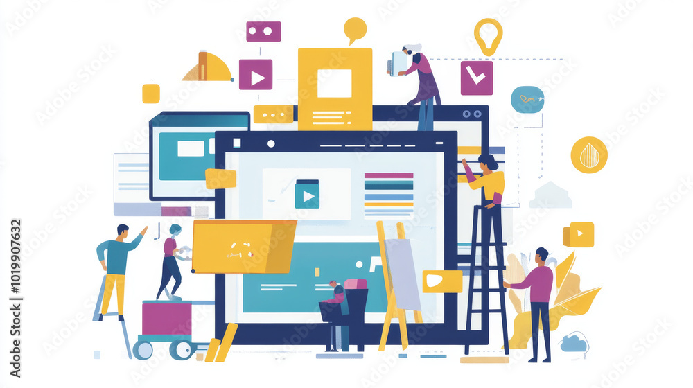 Poster building websites and apps that work smoothly on different devices like phones, tablets, and compute