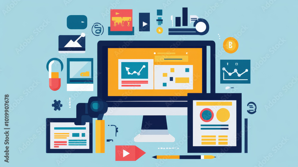 Poster building websites and apps that work smoothly on different devices like phones, tablets, and compute
