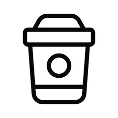 Takeaway coffee cup vector design, beverages, cafes, and on the go drinks