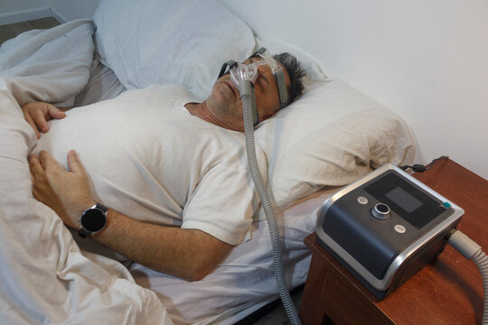 Rest with CPAP assistance 