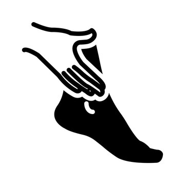 recommend clip art: Vector solid black icon for Body care