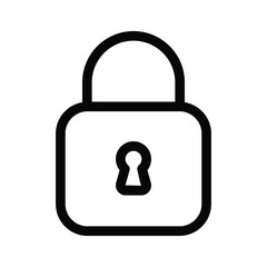 A lock icon symbolizing security, privacy, or protection