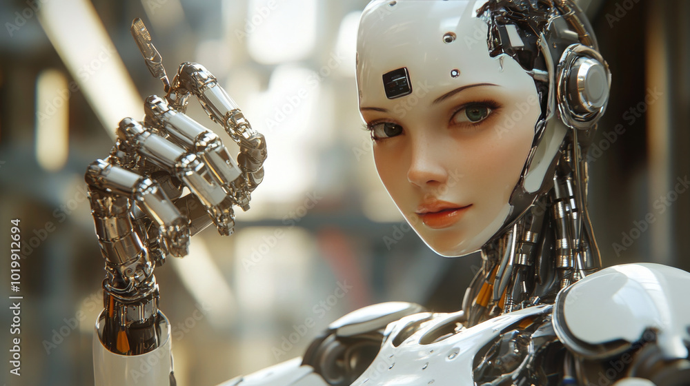 Poster industry 4.0 uses artificial intelligence to automate product making in smart factories. ai helps ma
