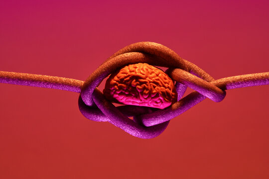 Brain Under Stress Concept 