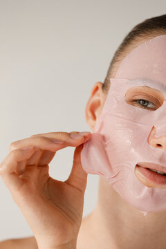 Skin care and face care concept 