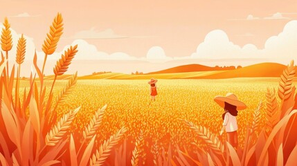 Natural scenery in autumn