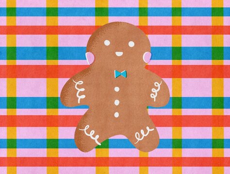 Gingerbread happy Christmas cookies