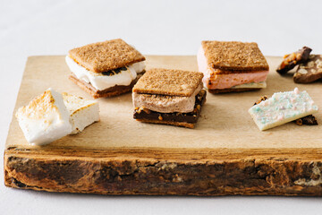 Gourmet S'mores Butcher Block