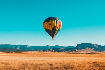 Fototapeta premium Soaring High Above the Desert Landscape