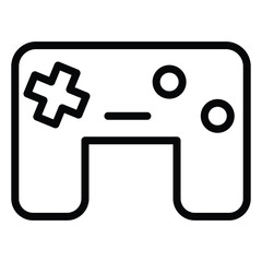 Obraz premium Joystick Icon Outline Style. Editable Stroke Icon.
