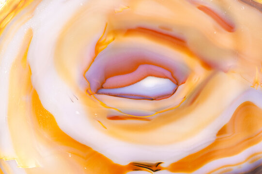 Beautiful Orange Brazilian Agate Background  