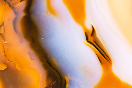 Orange Brazilian Agate Textures  