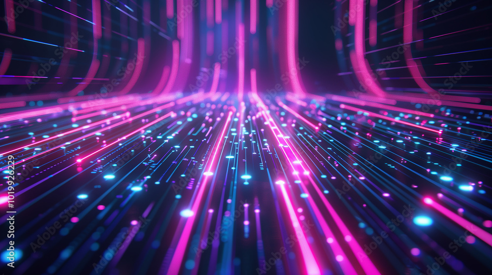 Aufkleber futuristic abstract technology backgrounds designed for long digital tech banners with space for tex