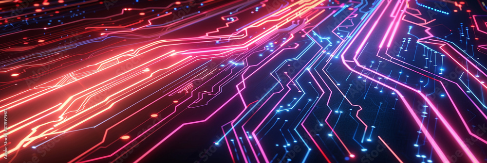 Poster futuristic abstract technology backgrounds designed for long digital tech banners with space for tex