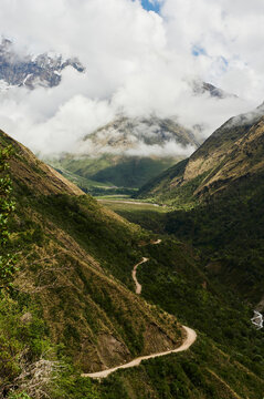 Beautiful nature scenery in the mountains