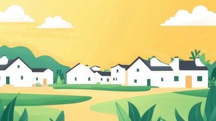 Fototapeta premium Natural scenery in autumn