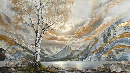 Breathtaking Anime Landscape Illustration