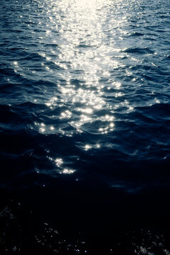 Water surface of the sea