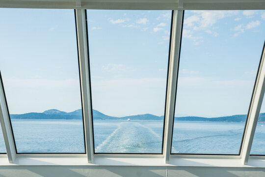 British Columbia's Ferry. Summer Trip between the Islands