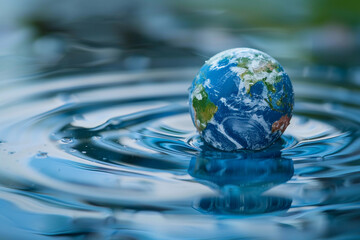 Beautiful greeting card with holiday composition for world environment day