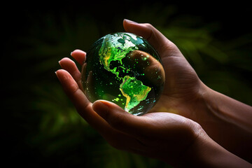 Beautiful greeting card with holiday composition for world environment day