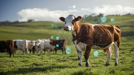 Obraz premium Cow Tech.