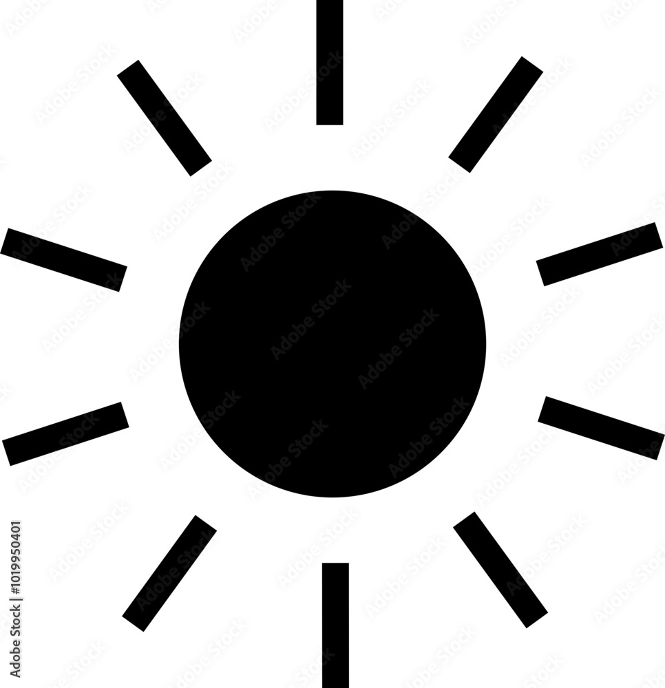 Poster on toggle switch flat button. day brightness switch toggle, light mode switch button, sun icon vecto