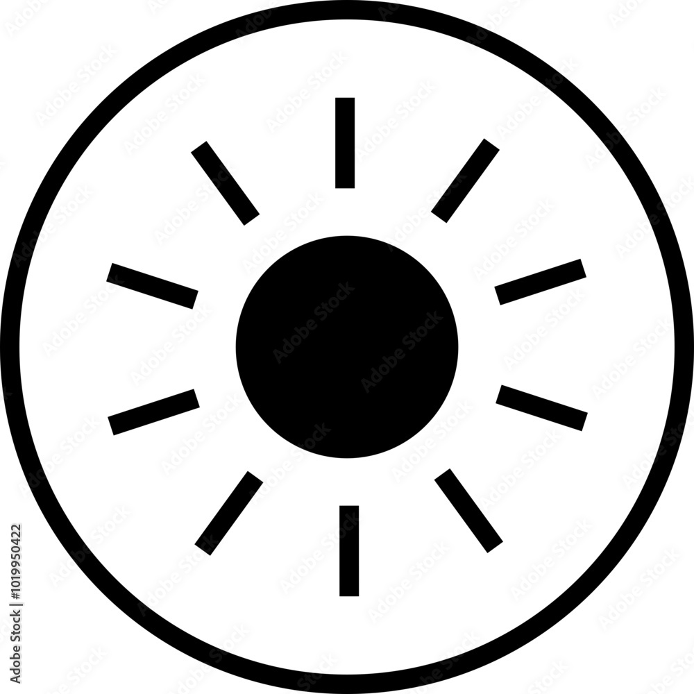 Poster on toggle switch flat button. day brightness switch toggle, light mode switch button, sun icon vecto