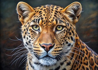 Fototapeta premium Step-by-Step Guide on How to Draw Realistic Leopard Spots for Beginners and Art Enthusiasts