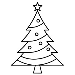 Fototapeta premium vector christmas tree