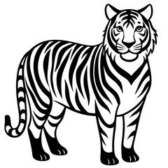 Obraz premium tiger illustration