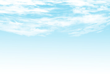 背景素材_青空と雲