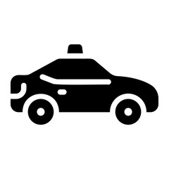 taxi Solid icon