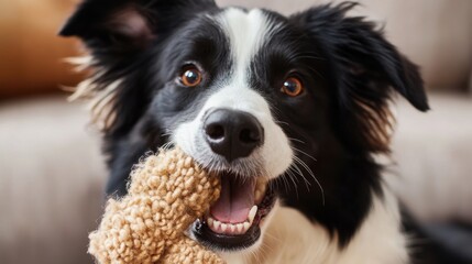 Playful Border Collie.