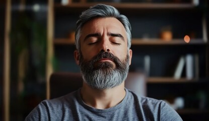 Obraz premium Relaxed Man Portrait.