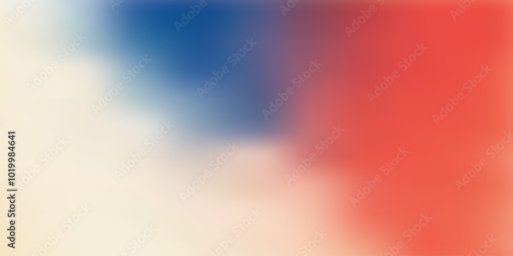 Poster Abstract Color vector banner. Pastel gradient  pattern. Blurred light fuzz colorful gradient background. Vector soft horizontal backdrop