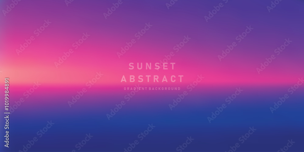 Fototapete Abstract Color vector banner. Pastel gradient  pattern. Blurred light fuzz colorful gradient background. Vector soft horizontal backdrop