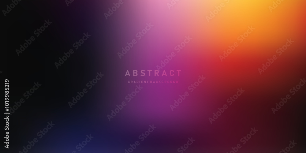Aufkleber Abstract Color vector banner. Pastel gradient  pattern. Blurred light fuzz colorful gradient background. Vector soft horizontal backdrop