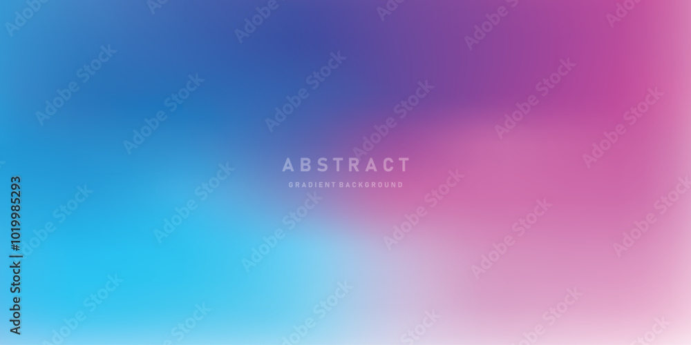 Fototapete Abstract Color vector banner. Pastel gradient  pattern. Blurred light fuzz colorful gradient background. Vector soft horizontal backdrop