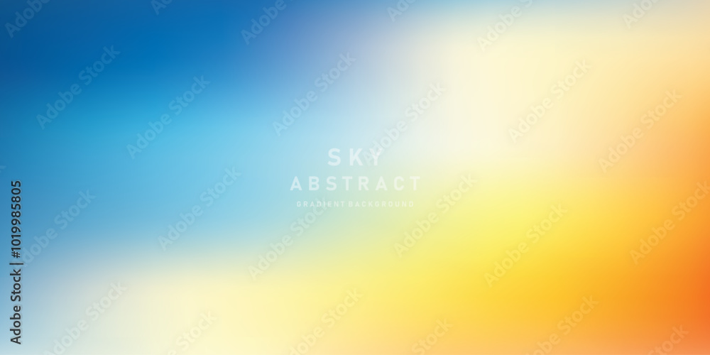 Aufkleber Abstract Color vector banner. Pastel gradient  pattern. Blurred light fuzz colorful gradient background. Vector soft horizontal backdrop