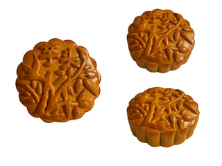 baked lotus paste red bean green tea durian color mooncake with egg yolk in traditional shape lantern china mid autumn festival halal product pastry sweet vegan gluten free food menu cafe restaurant