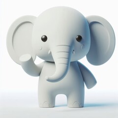 Obraz premium 3d Cute Baby Elephant
