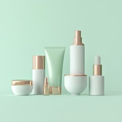 Skincare Products Mockup.