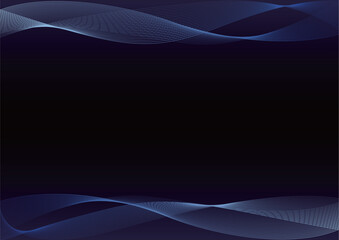 ラインウェーブ グラフィック 背景素材