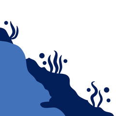 Coral Reefs Silhouette