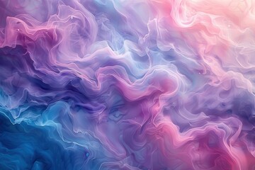 Colorful abstract swirl background with pink and blue tones.