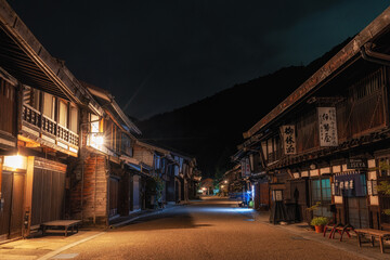 Narai Juku at Night